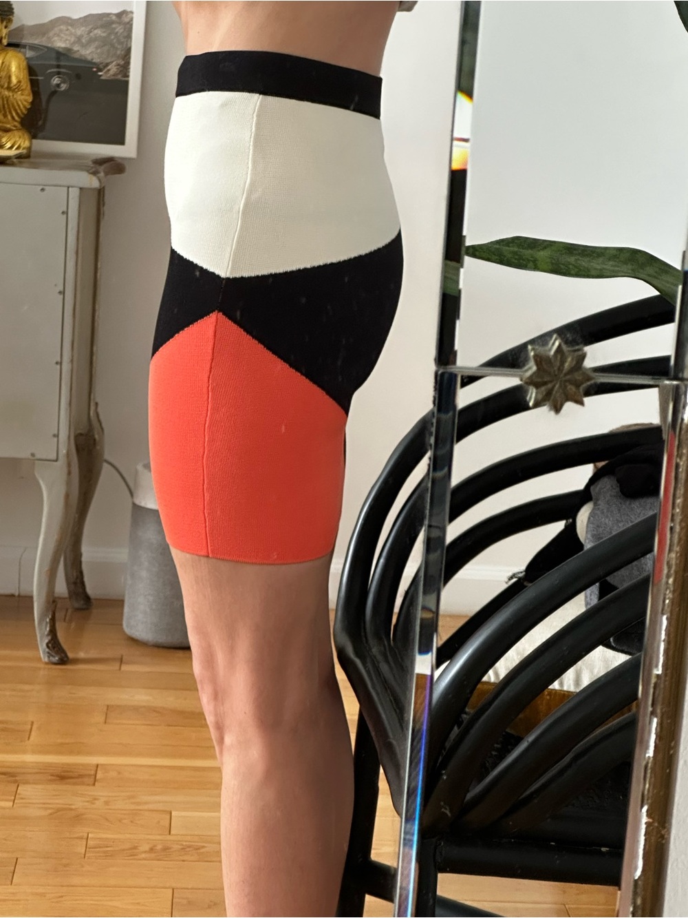 Color Block Mini Skirt View 3